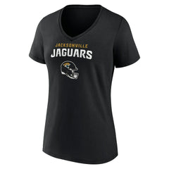 Trevor Lawrence  Women's Team Wordmark Name & Number V-Neck T-Shirt - Jacksonville Jaguars