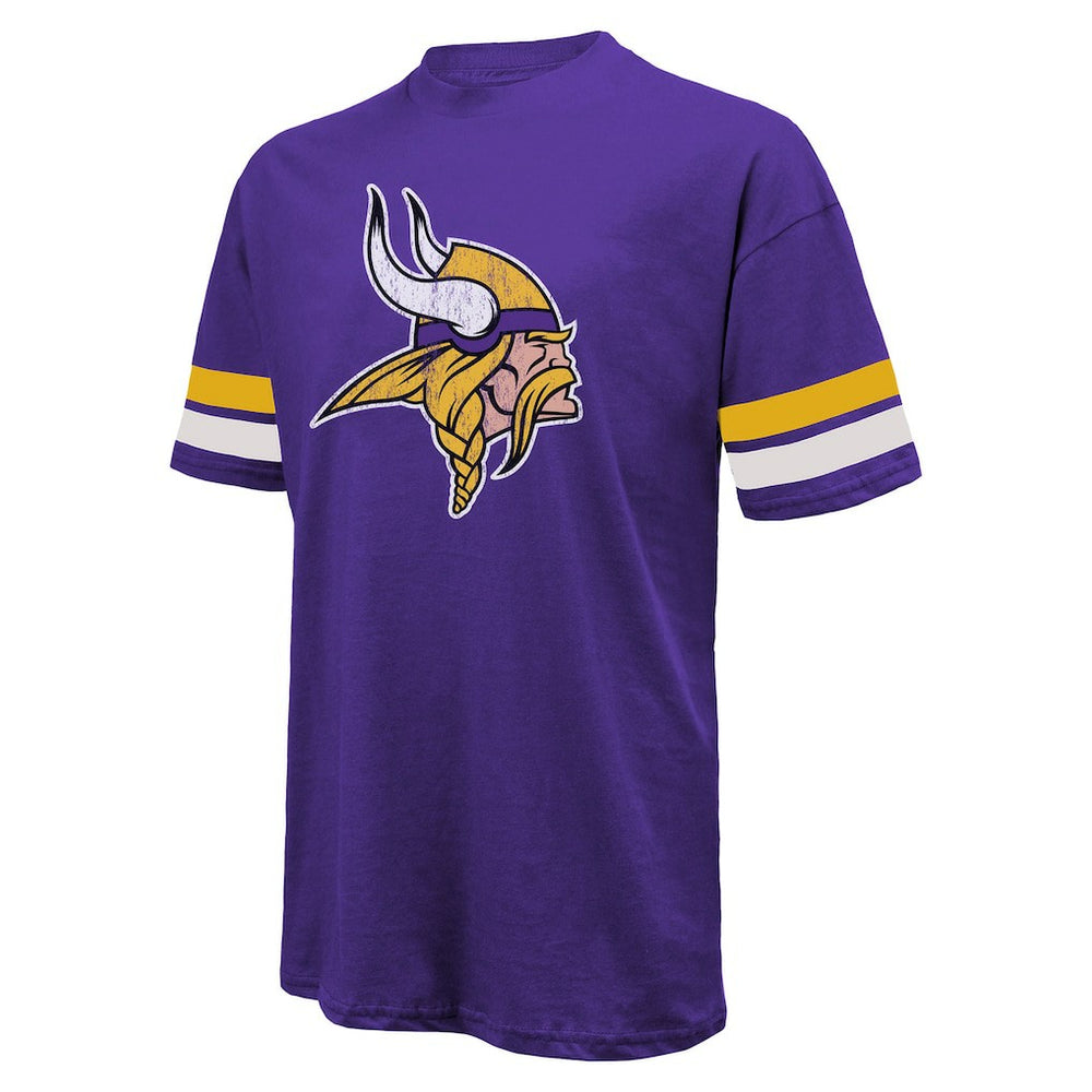 Justin Jefferson  Majestic Threads Name & Number Oversized Fit T-Shirt - Minnesota Vikings