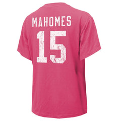 Patrick Mahomes  Majestic Threads Women's Name & Number T-Shirt - Kansas City Chiefs