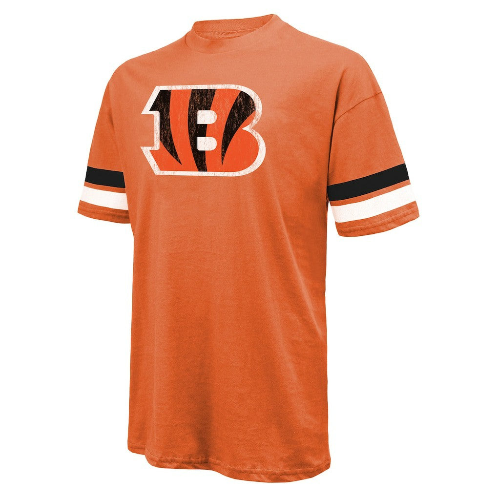 Joe Burrow  Majestic Threads Name & Number Oversize Fit T-Shirt - Cincinnati Bengals