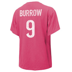 Joe Burrow  Majestic Threads Women's Name & Number T-Shirt - Cincinnati Bengals