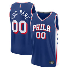 NBA Philadelphia 76ers Fast Break Custom Jersey
