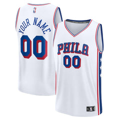 NBA Philadelphia 76ers Fast Break Custom Jersey