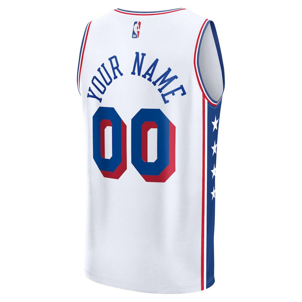 NBA Philadelphia 76ers Fast Break Custom Jersey