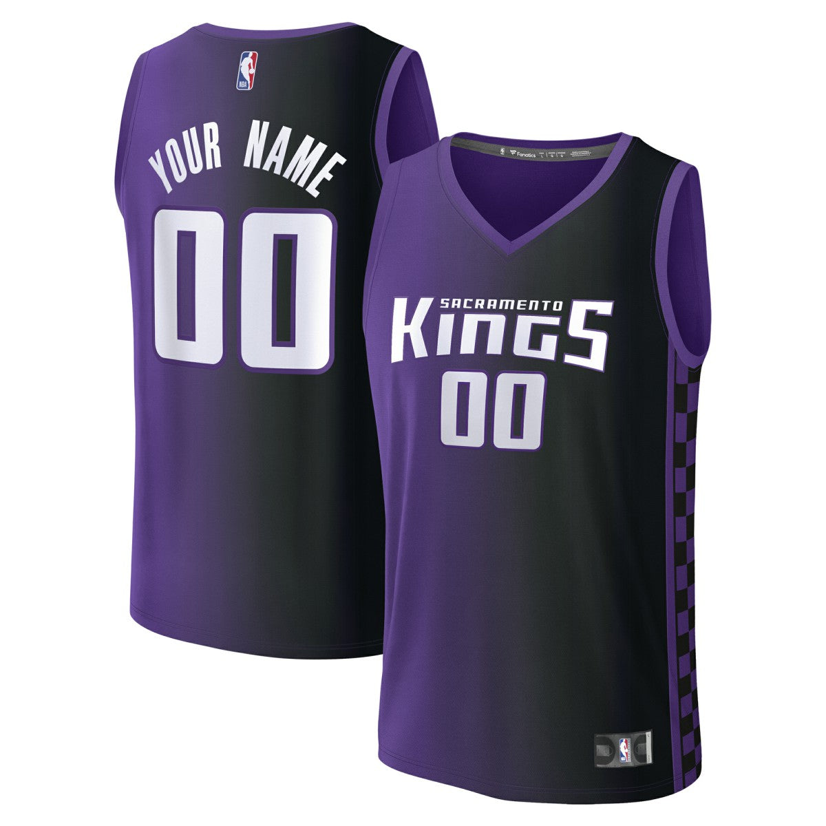 NBA Sacramento Kings Fast Break Custom Jersey