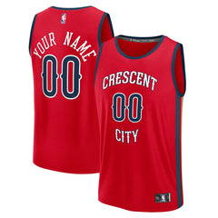 NBA New Orleans Pelicans Youth Fast Break Custom Replica Jersey