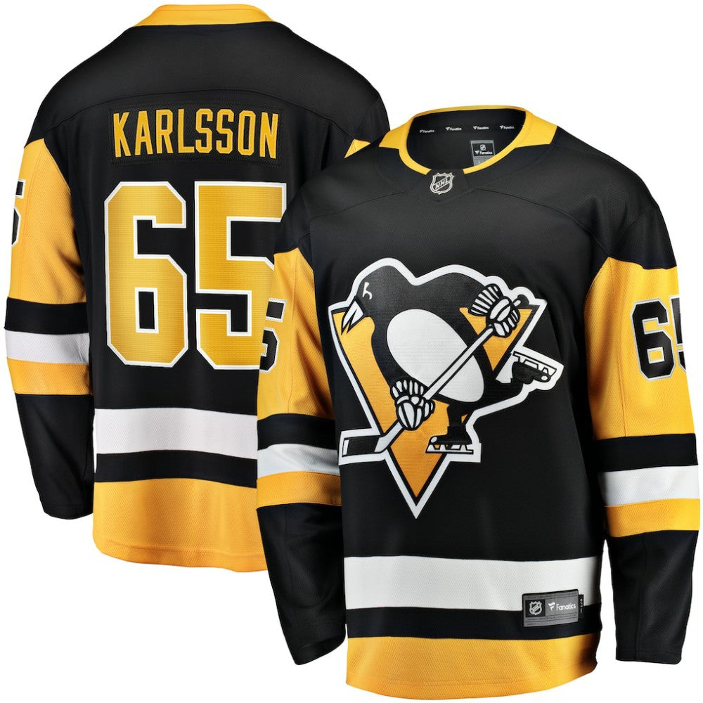 NHL Black Erik Karlsson Pittsburgh Penguins Fanatics Home Breakaway Jersey