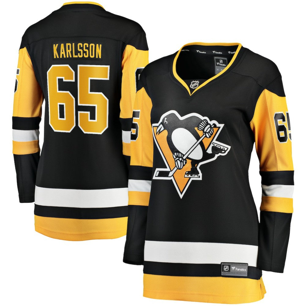 NHL Black Erik Karlsson Pittsburgh Penguins Fanatics Women's Home Breakaway Jersey
