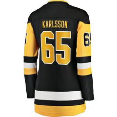 NHL Black Erik Karlsson Pittsburgh Penguins Fanatics Women's Home Breakaway Jersey