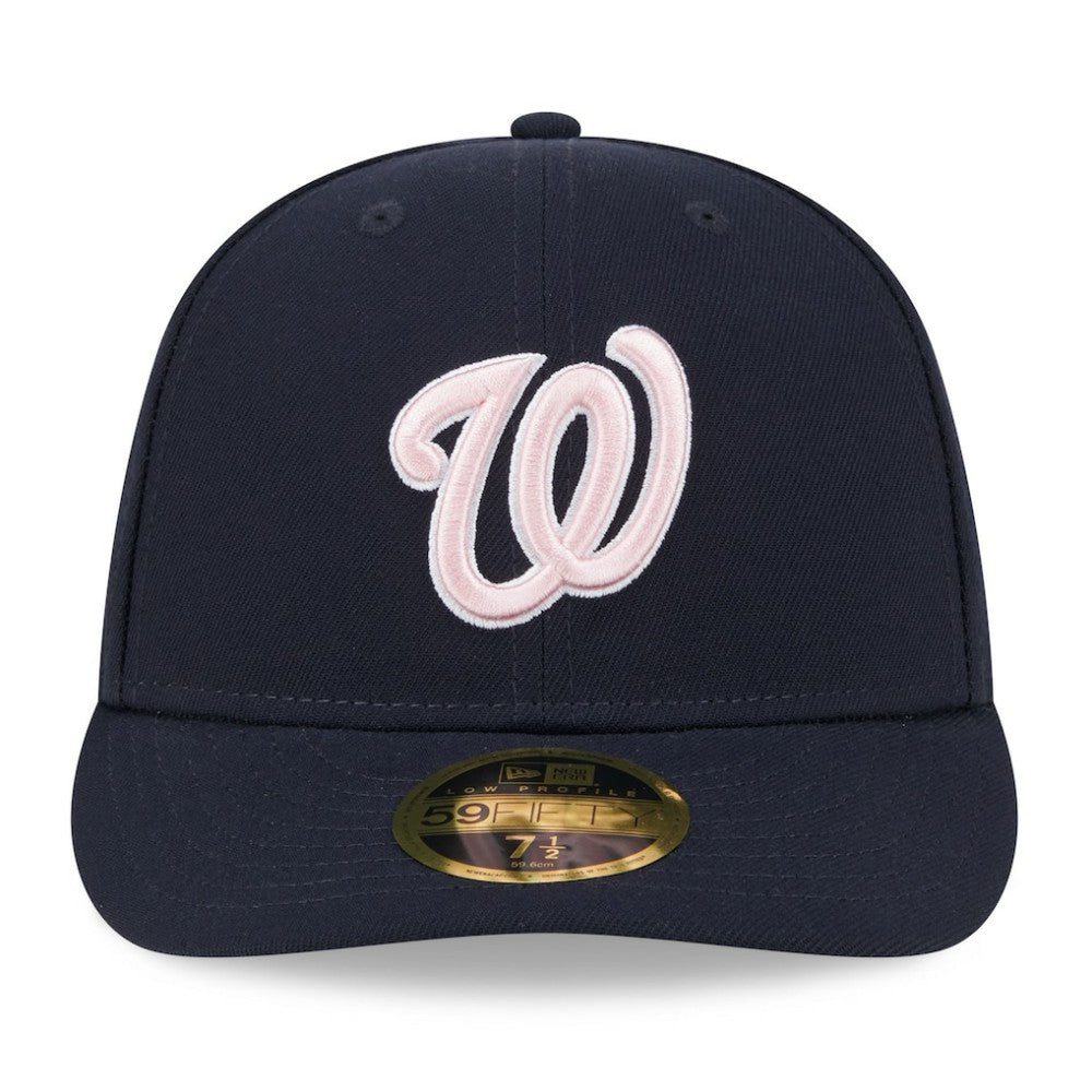 MLB New Era  Washington Nationals  Navy 2024 Mother's Day Low Profile 59FIFTY Fitted Hat