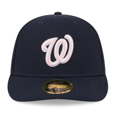 MLB New Era  Washington Nationals  Navy 2024 Mother's Day Low Profile 59FIFTY Fitted Hat