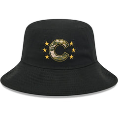 MLB Chicago Cubs New Era 2024 Armed Forces Day Bucket Hat
