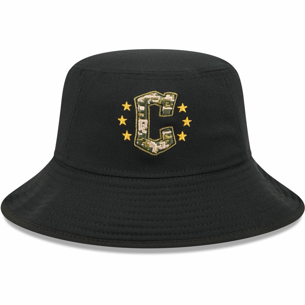MLB Cleveland Guardians New Era 2024 Armed Forces Day Bucket Hat