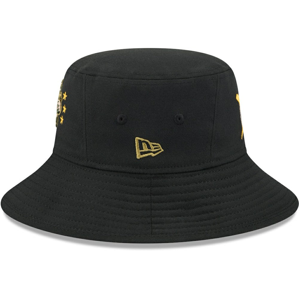 MLB Athletics New Era 2024 Armed Forces Day Bucket Hat