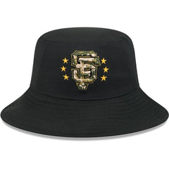 MLB San Francisco Giants New Era 2024 Armed Forces Day Bucket Hat