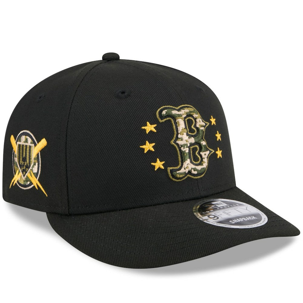 MLB Boston Red Sox New Era 2024 Armed Forces Day Low Profile 9FIFTY Snapback Hat