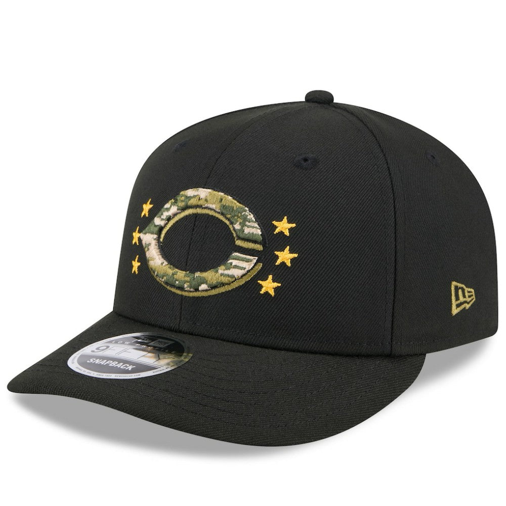 MLB Cincinnati Reds New Era 2024 Armed Forces Day Low Profile 9FIFTY Snapback Hat