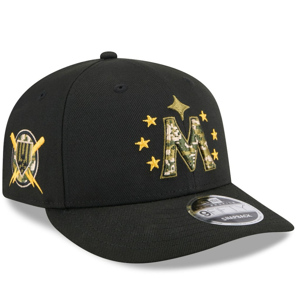 MLB Minnesota Twins New Era 2024 Armed Forces Day Low Profile 9FIFTY Snapback Hat