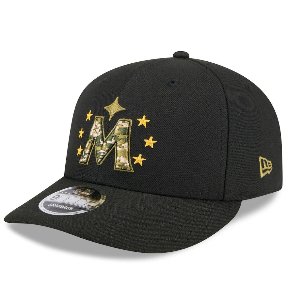 MLB Minnesota Twins New Era 2024 Armed Forces Day Low Profile 9FIFTY Snapback Hat