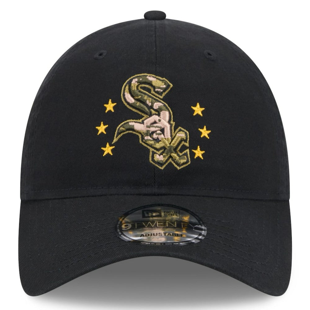 MLB Chicago White Sox New Era 2024 Armed Forces Day 9TWENTY Adjustable Hat