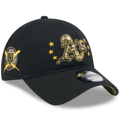 MLB Athletics New Era 2024 Armed Forces Day 9TWENTY Adjustable Hat