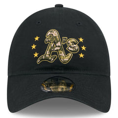 MLB Athletics New Era 2024 Armed Forces Day 9TWENTY Adjustable Hat