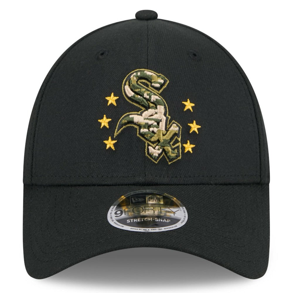 MLB Chicago White Sox New Era 2024 Armed Forces Day 9FORTY Adjustable Hat