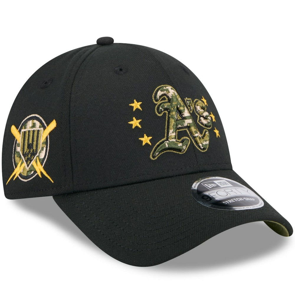 MLB Athletics New Era 2024 Armed Forces Day 9FORTY Adjustable Hat