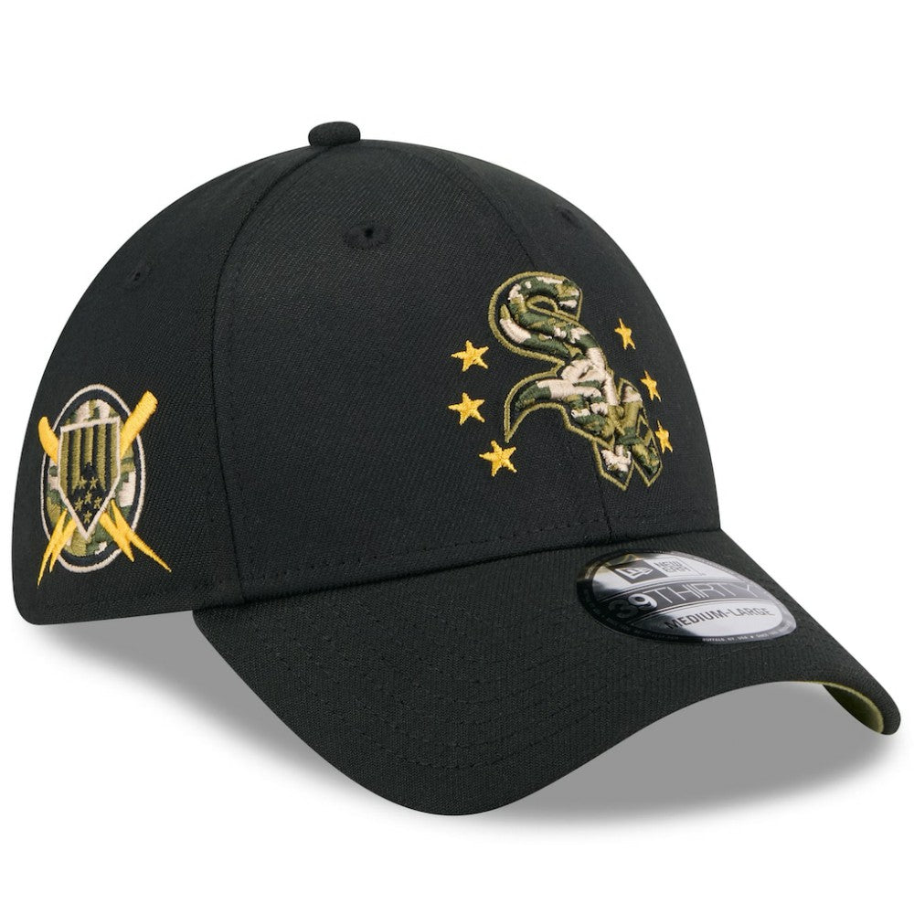 MLB Chicago White Sox New Era 2024 Armed Forces Day 39THIRTY Flex Hat