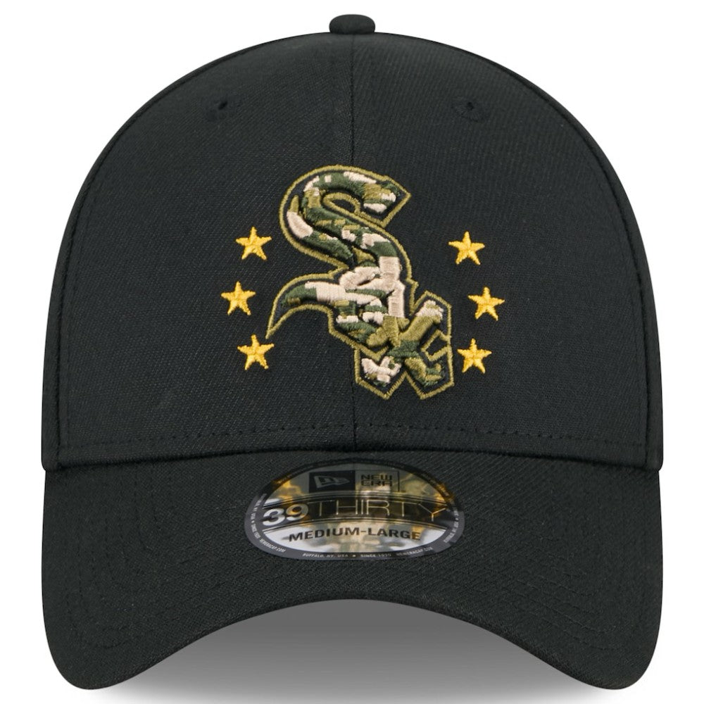 MLB Chicago White Sox New Era 2024 Armed Forces Day 39THIRTY Flex Hat