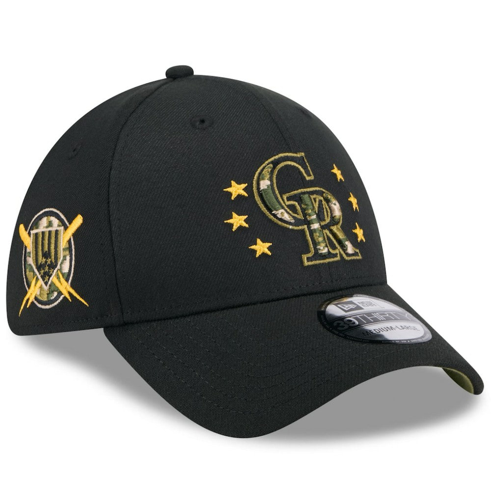 MLB Colorado Rockies New Era 2024 Armed Forces Day 39THIRTY Flex Hat