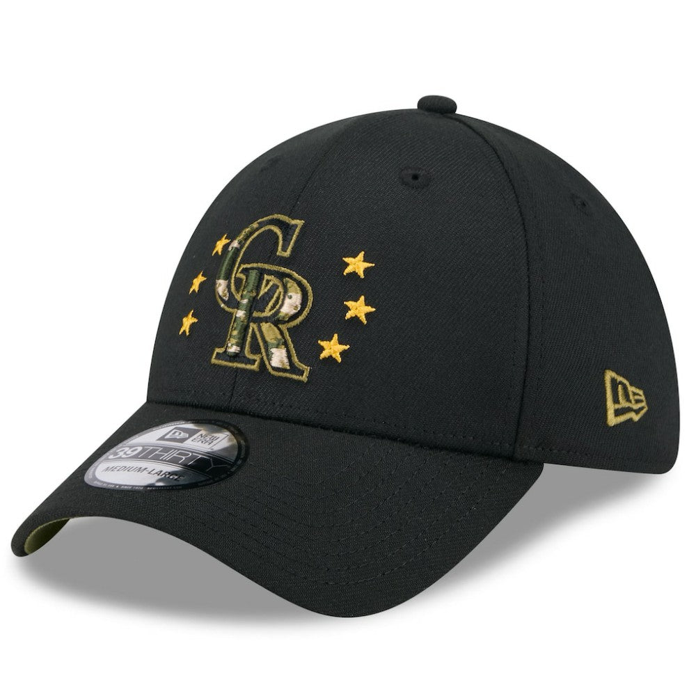 MLB Colorado Rockies New Era 2024 Armed Forces Day 39THIRTY Flex Hat