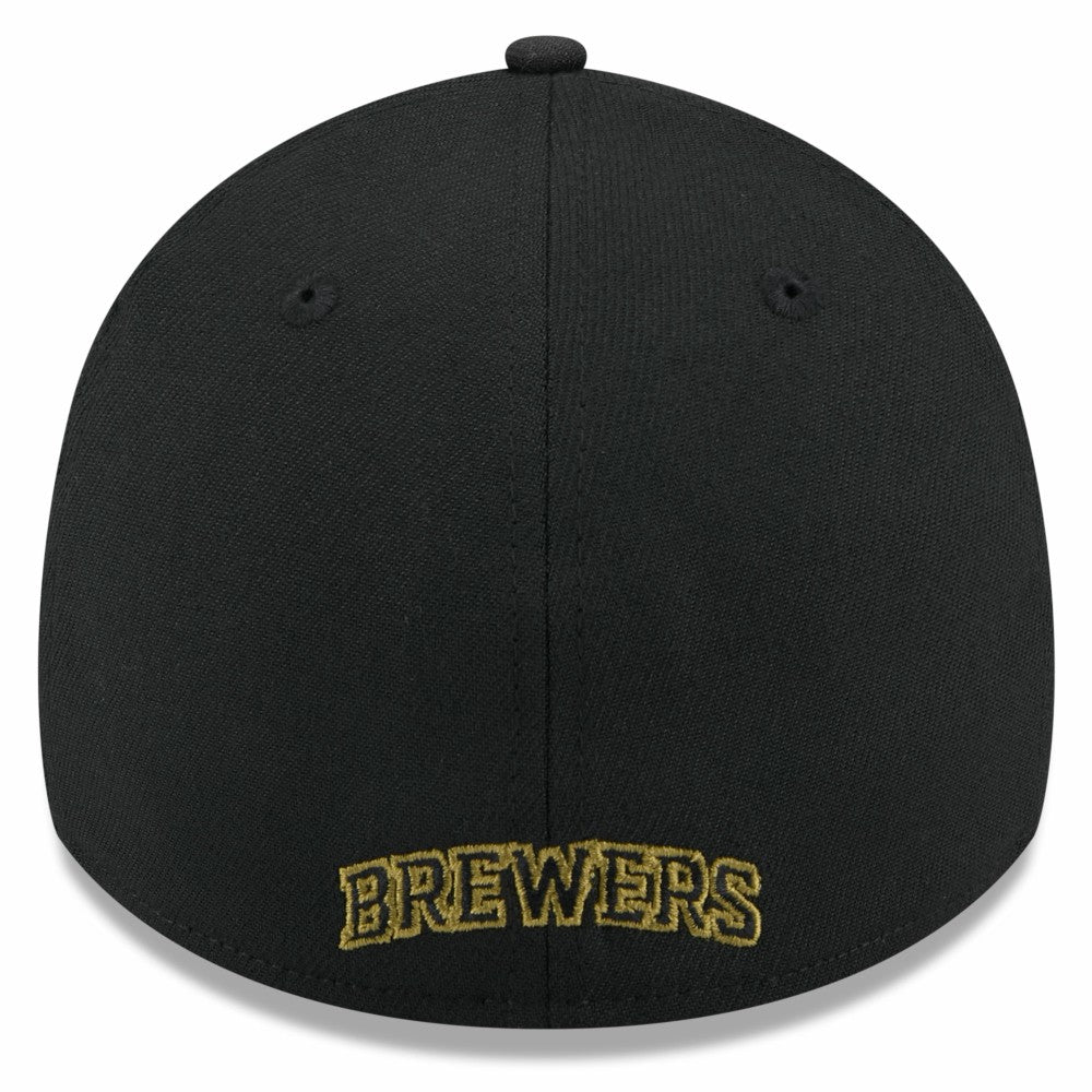 MLB Milwaukee Brewers New Era 2024 Armed Forces Day 39THIRTY Flex Hat