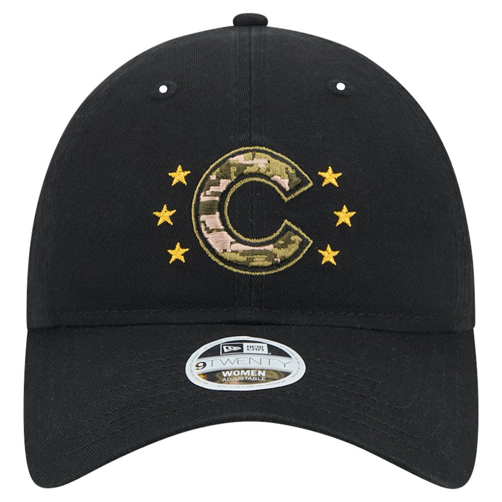 MLB Chicago Cubs New Era Women's 2024 Armed Forces Day 9TWENTY Adjustable Hat