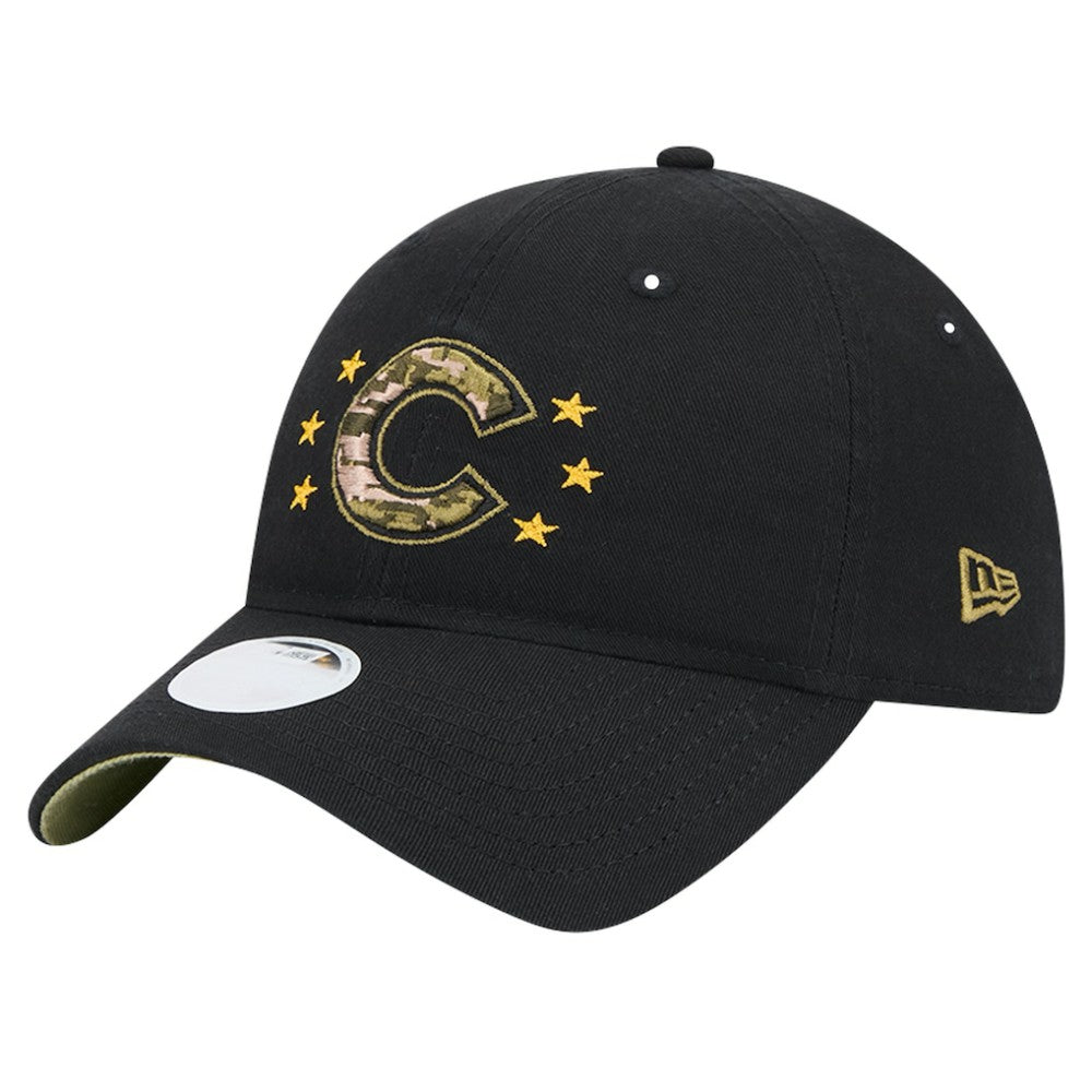 MLB Chicago Cubs New Era Women's 2024 Armed Forces Day 9TWENTY Adjustable Hat
