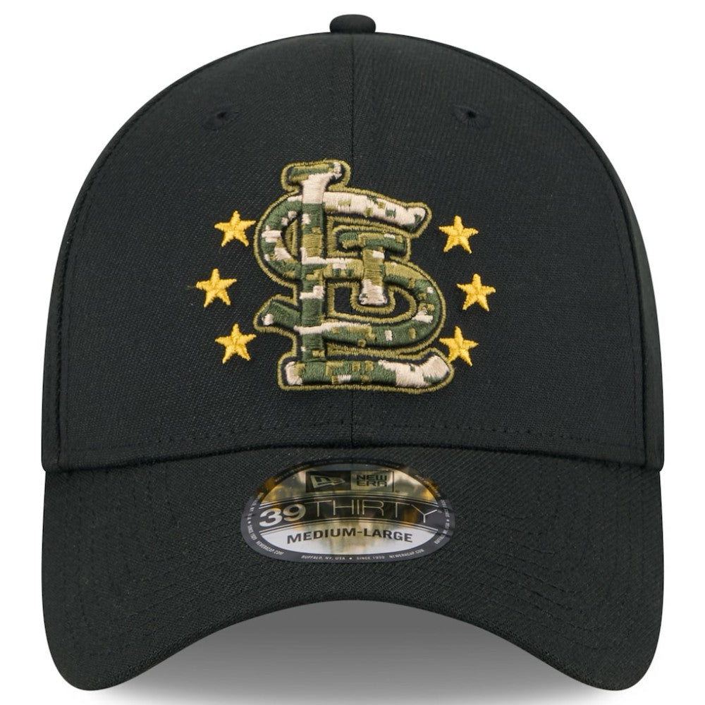 MLB St. Louis Cardinals New Era 2024 Armed Forces Day 39THIRTY Flex Hat