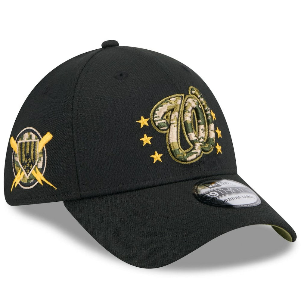 MLB Washington Nationals New Era 2024 Armed Forces Day 39THIRTY Flex Hat