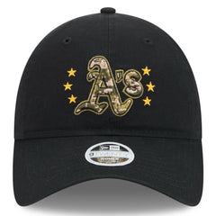 MLB Athletics New Era Women's 2024 Armed Forces Day 9TWENTY Adjustable Hat