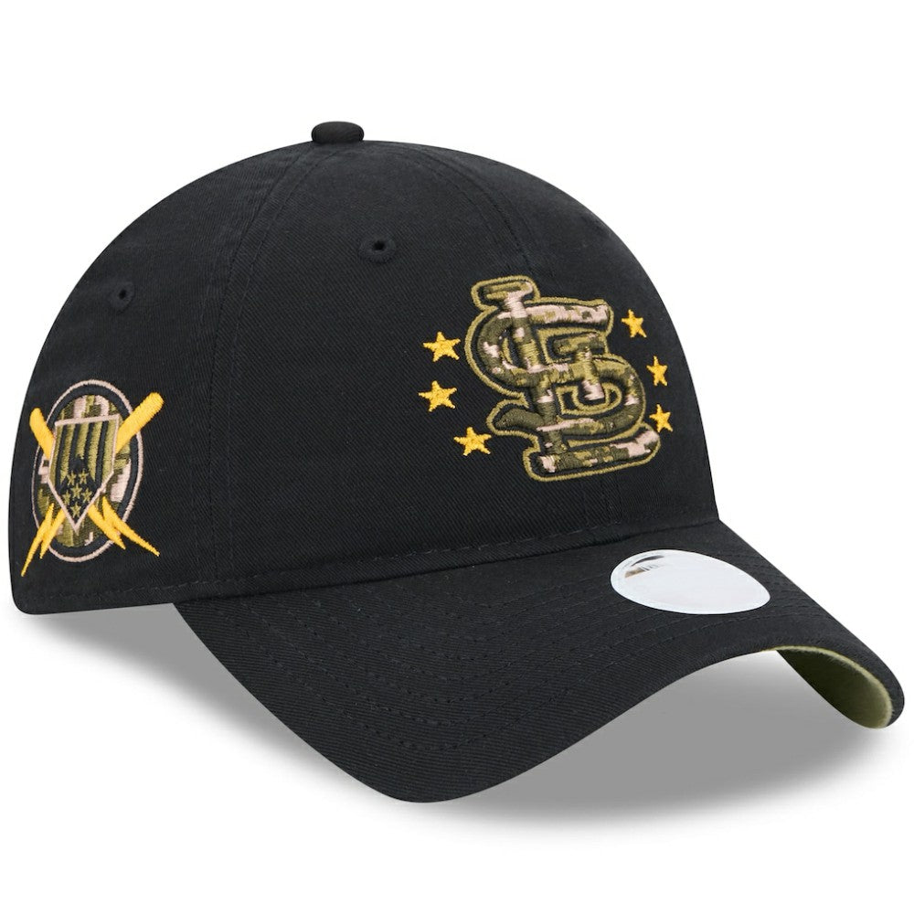 MLB St. Louis Cardinals New Era Women's 2024 Armed Forces Day 9TWENTY Adjustable Hat