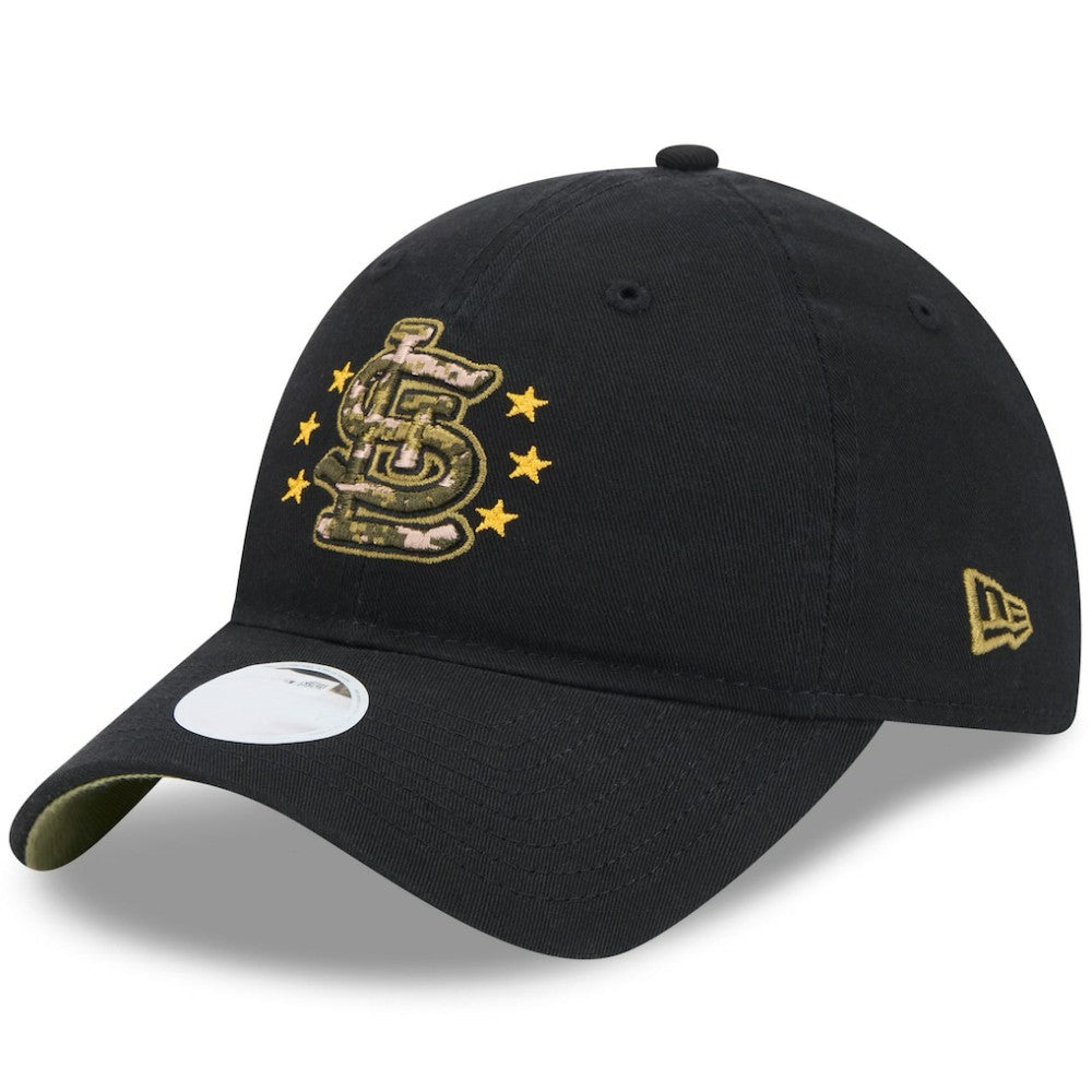MLB St. Louis Cardinals New Era Women's 2024 Armed Forces Day 9TWENTY Adjustable Hat