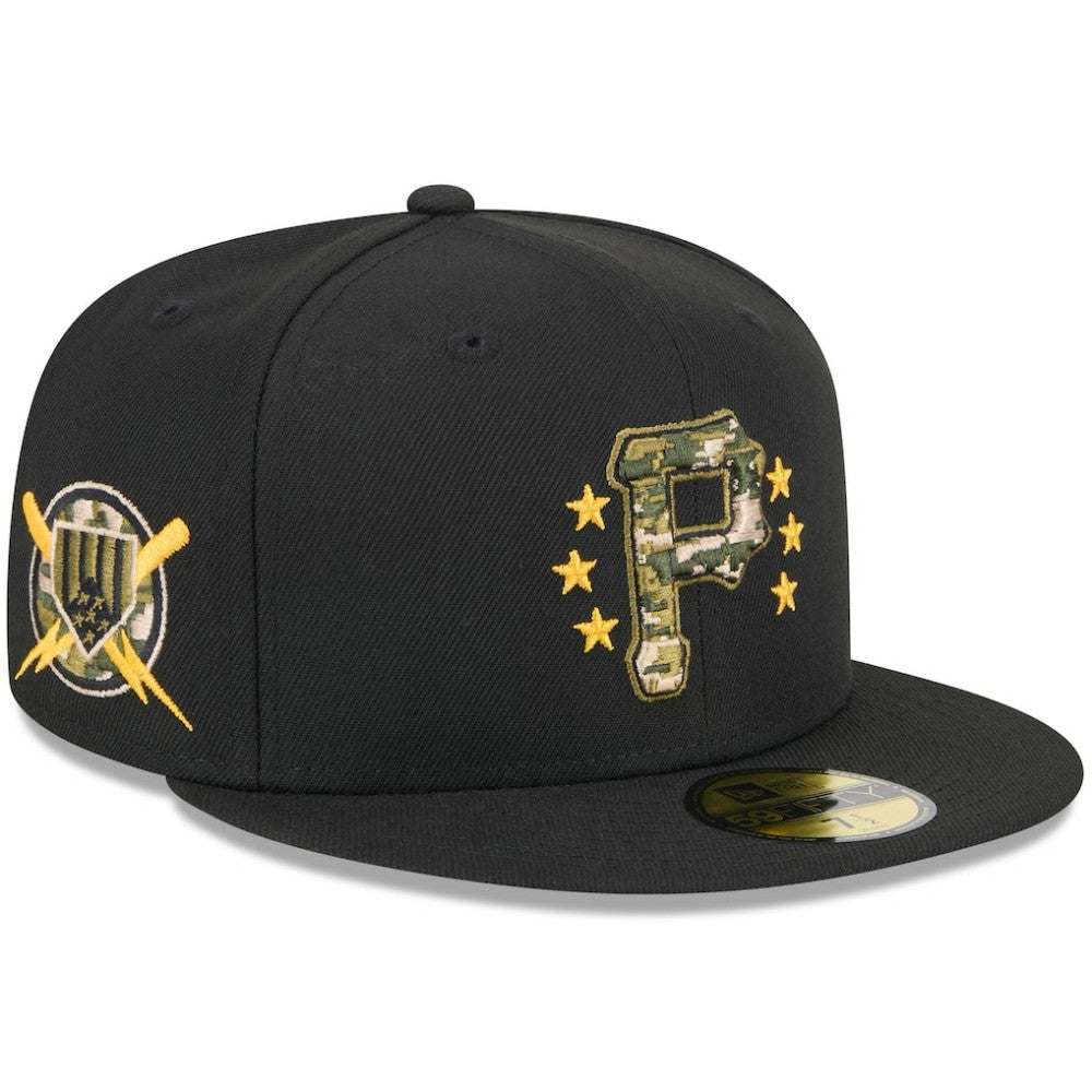 MLB Pittsburgh Pirates New Era 2024 Armed Forces Day On-Field 59FIFTY Fitted Hat