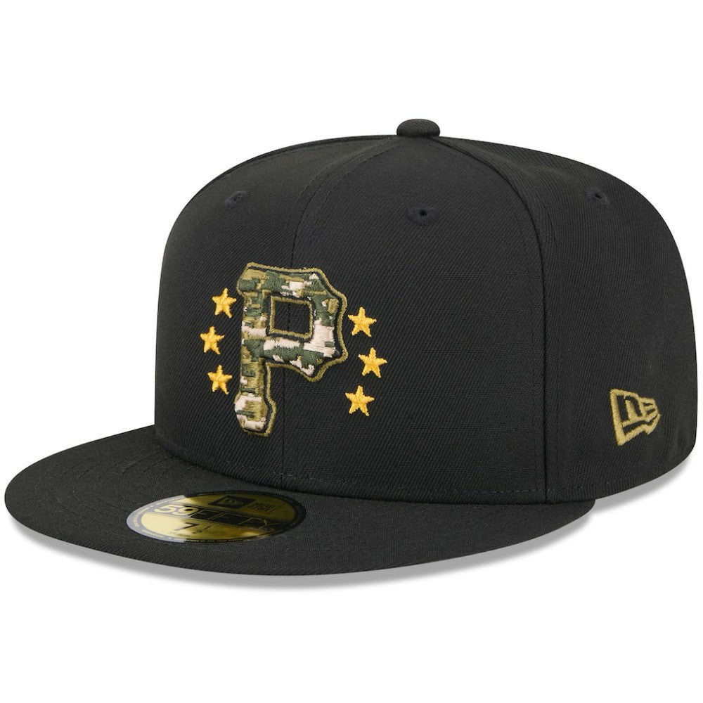 MLB Pittsburgh Pirates New Era 2024 Armed Forces Day On-Field 59FIFTY Fitted Hat