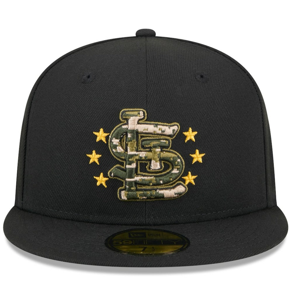 MLB St. Louis Cardinals New Era 2024 Armed Forces Day On-Field 59FIFTY Fitted Hat
