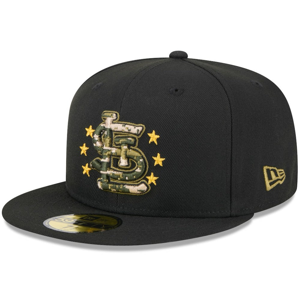 MLB St. Louis Cardinals New Era 2024 Armed Forces Day On-Field 59FIFTY Fitted Hat