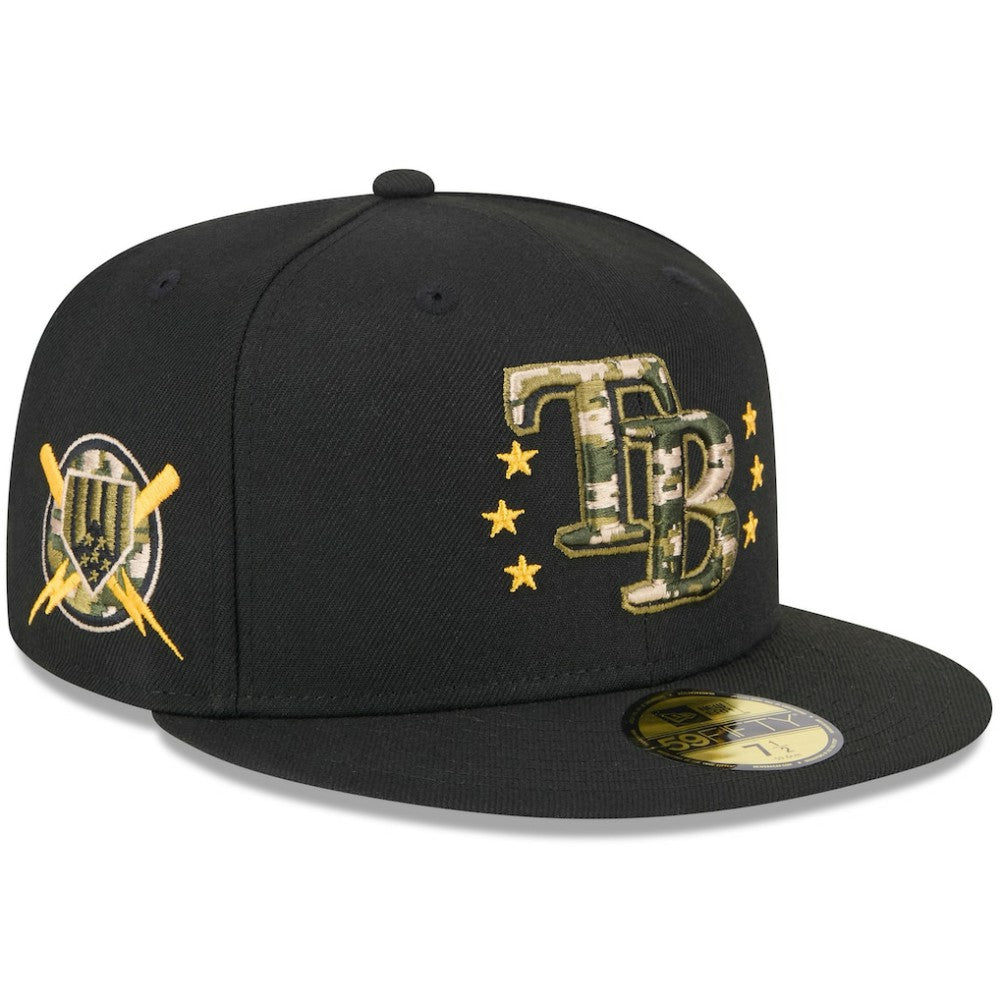 MLB Tampa Bay Rays New Era 2024 Armed Forces Day On-Field 59FIFTY Fitted Hat