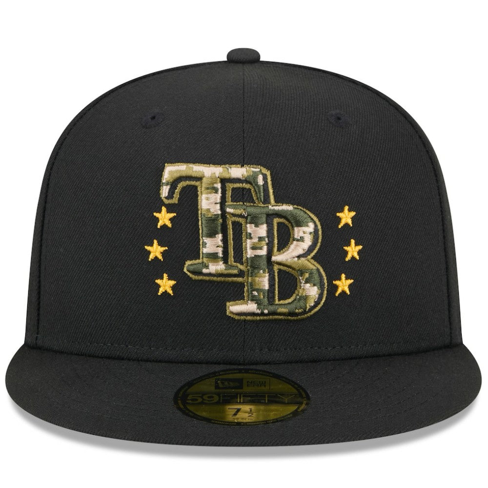 MLB Tampa Bay Rays New Era 2024 Armed Forces Day On-Field 59FIFTY Fitted Hat