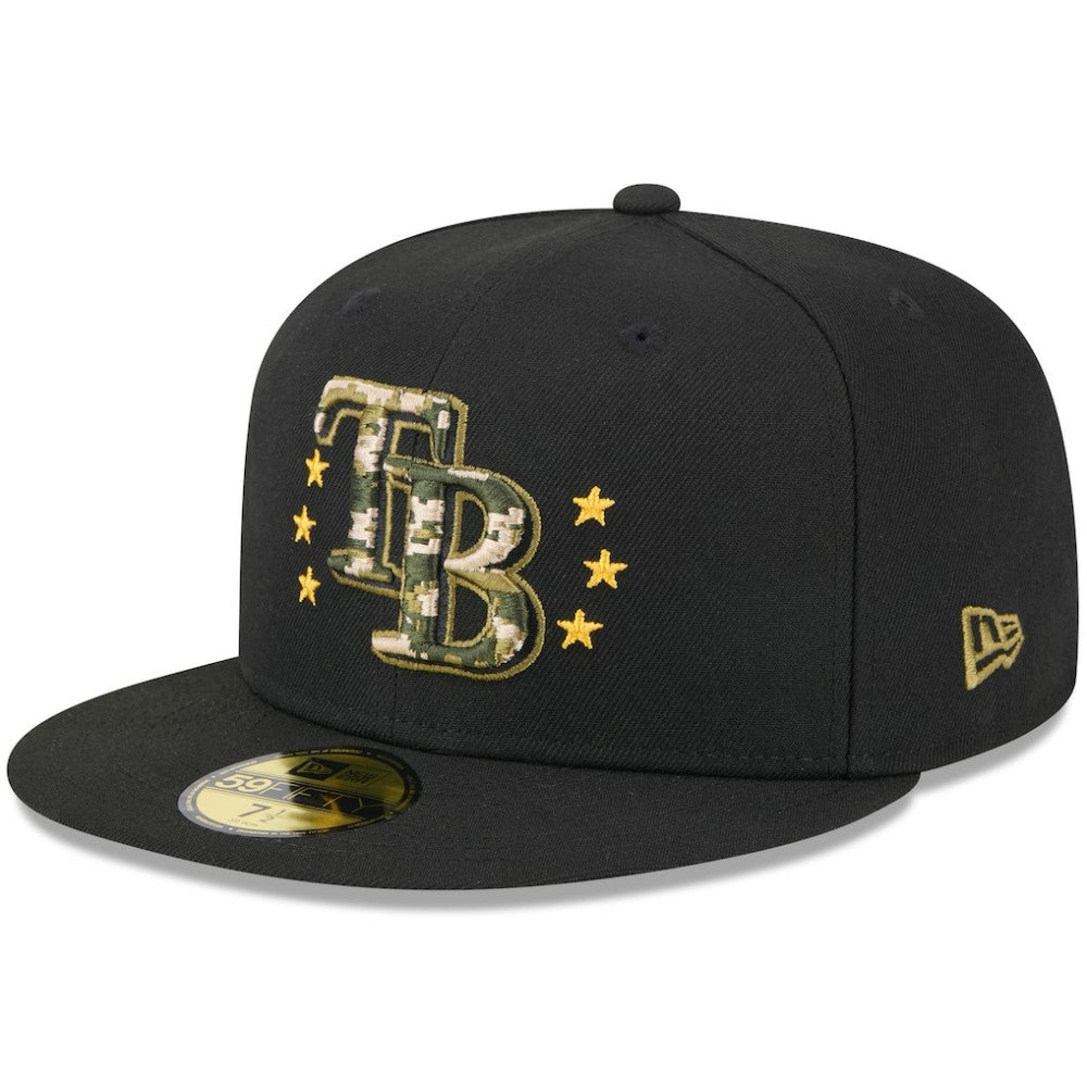 MLB Tampa Bay Rays New Era 2024 Armed Forces Day On-Field 59FIFTY Fitted Hat