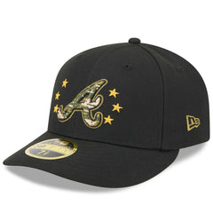 MLB Atlanta Braves New Era 2024 Armed Forces Day Low Profile 59FIFTY Fitted Hat