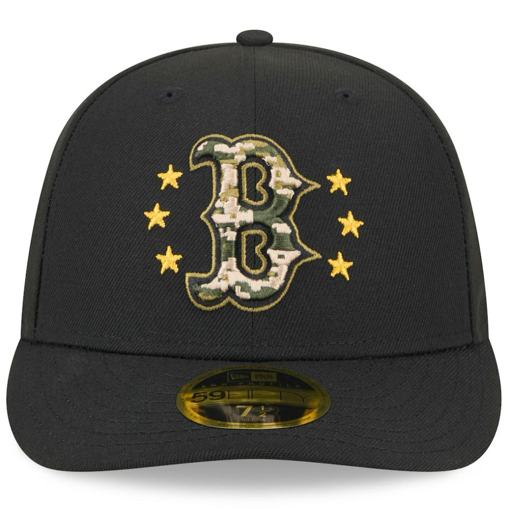 MLB Boston Red Sox New Era 2024 Armed Forces Day Low Profile 59FIFTY Fitted Hat