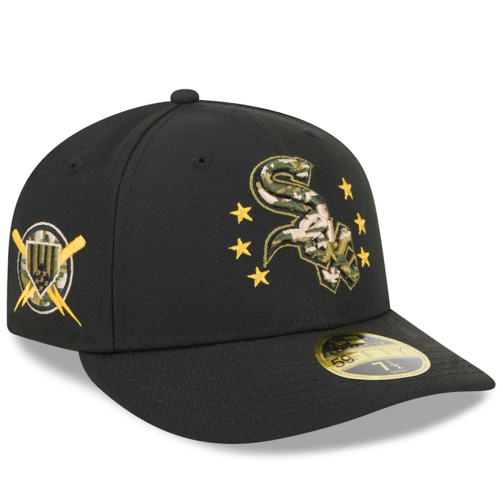 MLB Chicago White Sox New Era 2024 Armed Forces Day Low Profile 59FIFTY Fitted Hat